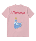 Blush Pink Blue Skirt Flourish Graphic T-Shirt - front product view