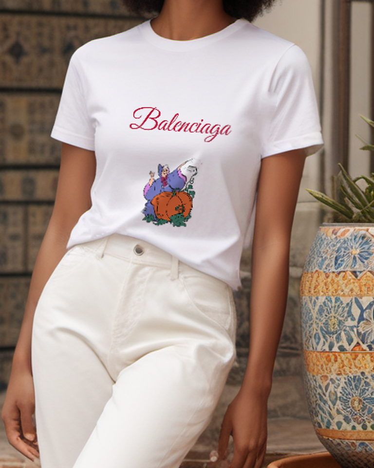 White Pumpkin Spell Graphic T-Shirt - styled view 5