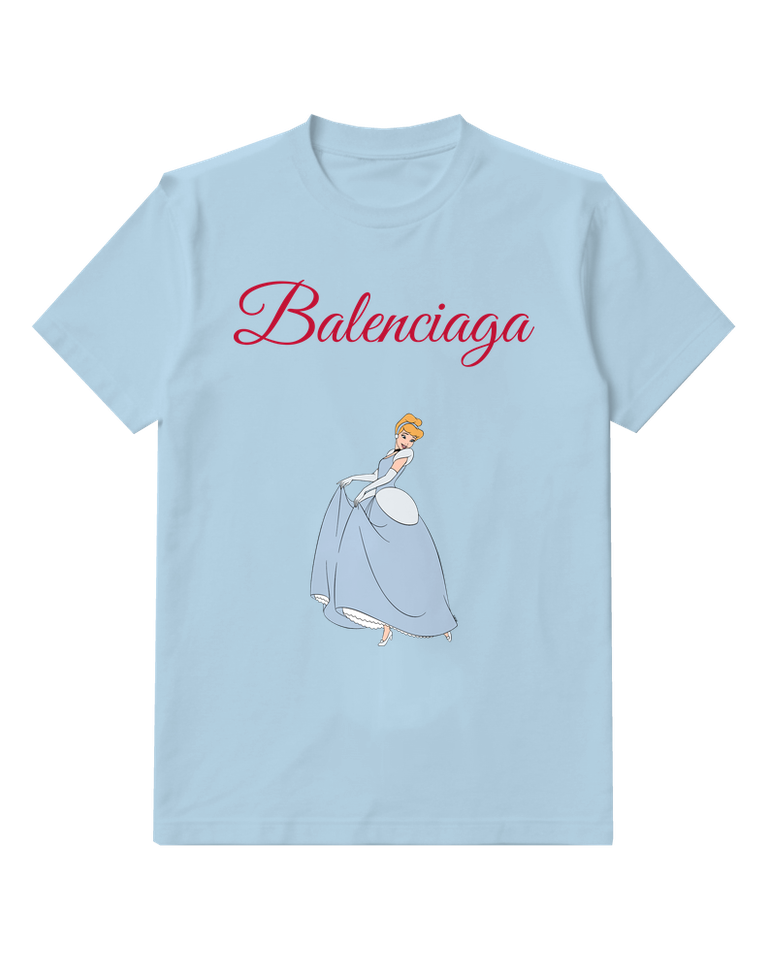 Sky Blue Silver Blue Ballroom Graphic T-Shirt - front product view