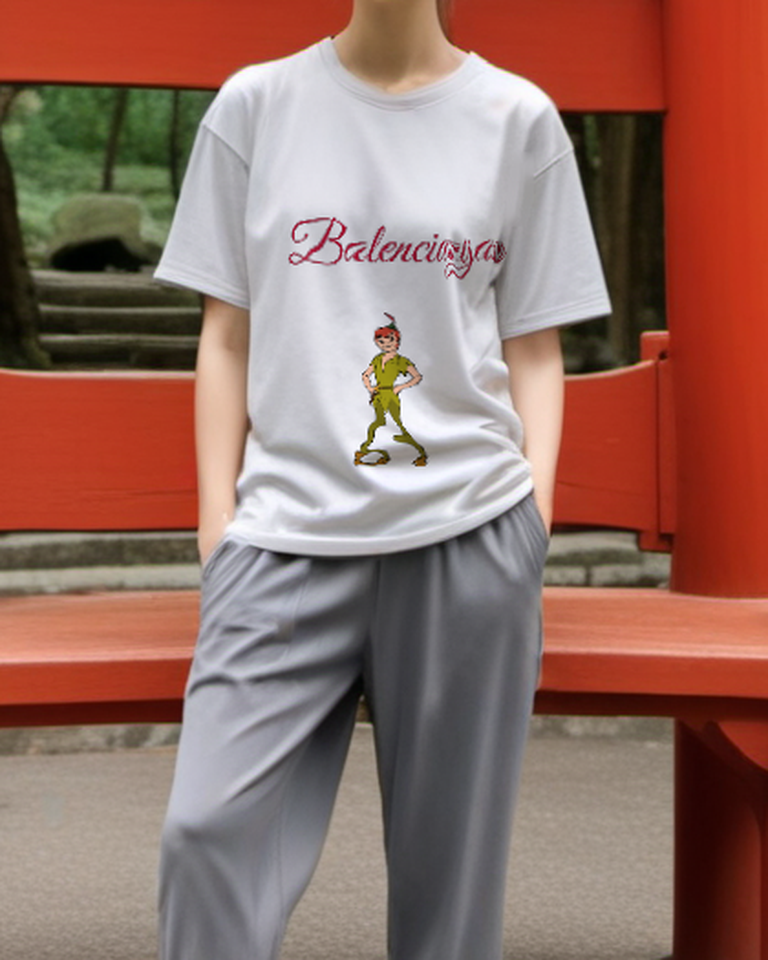 Light Gray Feather Cap Adventurer Graphic T-Shirt - styled view 2