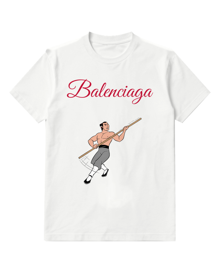 White Staff Training Hero Graphic T-Shirt - front product view