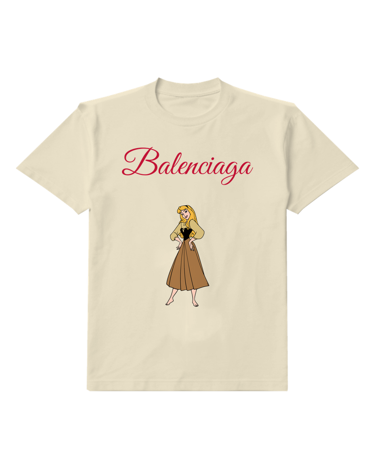 Ivory Woodland Princess Graphic T-Shirt - front product view