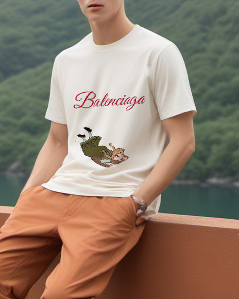 Ivory Reclining Adventure Girl Graphic T-Shirt - styled view 4