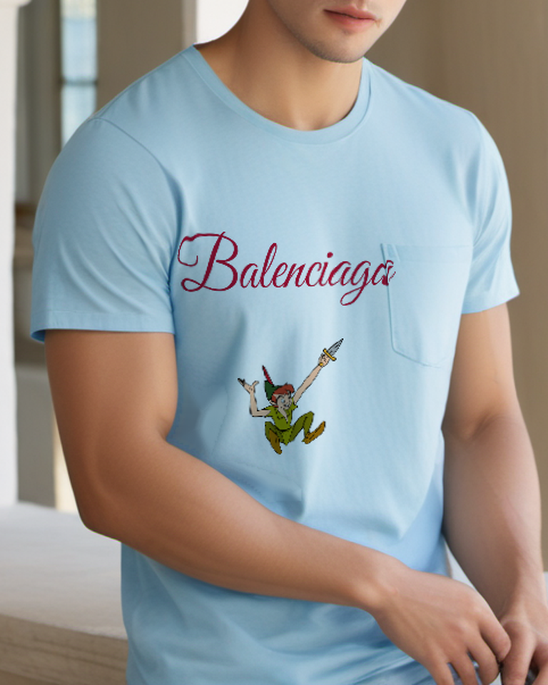Sky Blue Airborne Green Adventurer Graphic T-Shirt - styled view 4