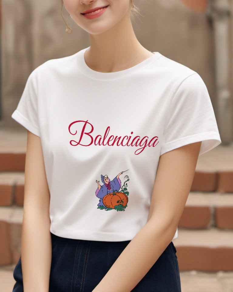 White Pumpkin Spell Graphic T-Shirt - styled view 3