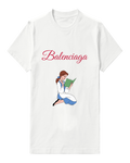 White Storybook Reader Graphic T-Shirt - front product view