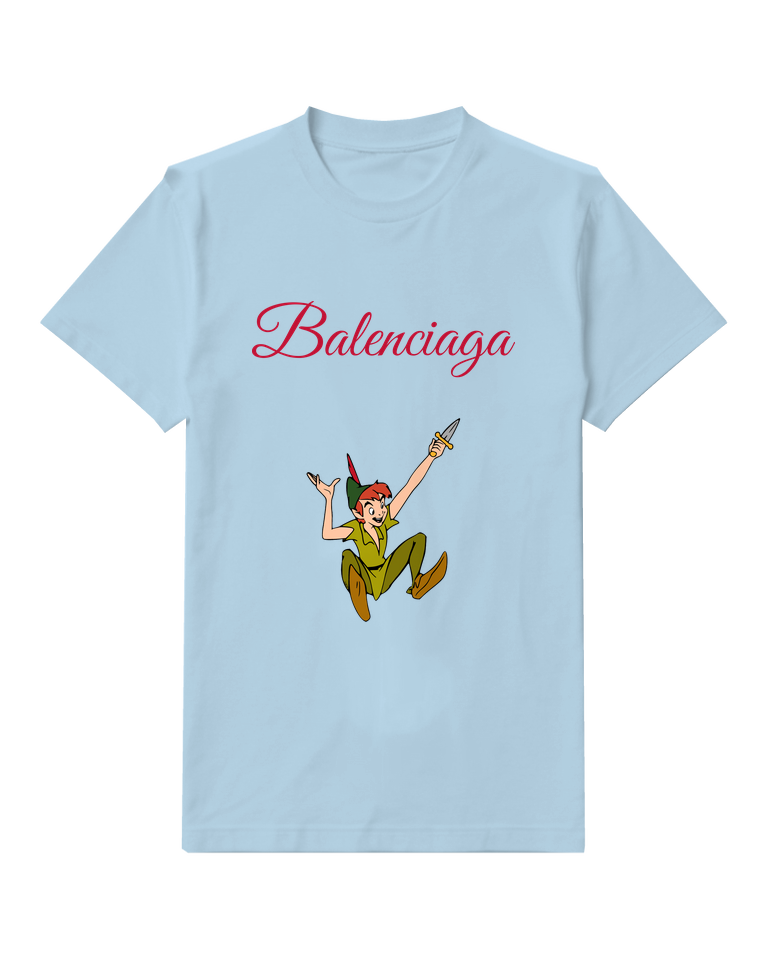 Sky Blue Airborne Green Adventurer Graphic T-Shirt - front product view