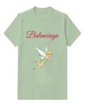 Sage Green Flying Green Fairy Graphic T-Shirt - front product view