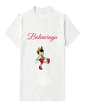 White Wooden Boy Stride Graphic T-Shirt - front product view