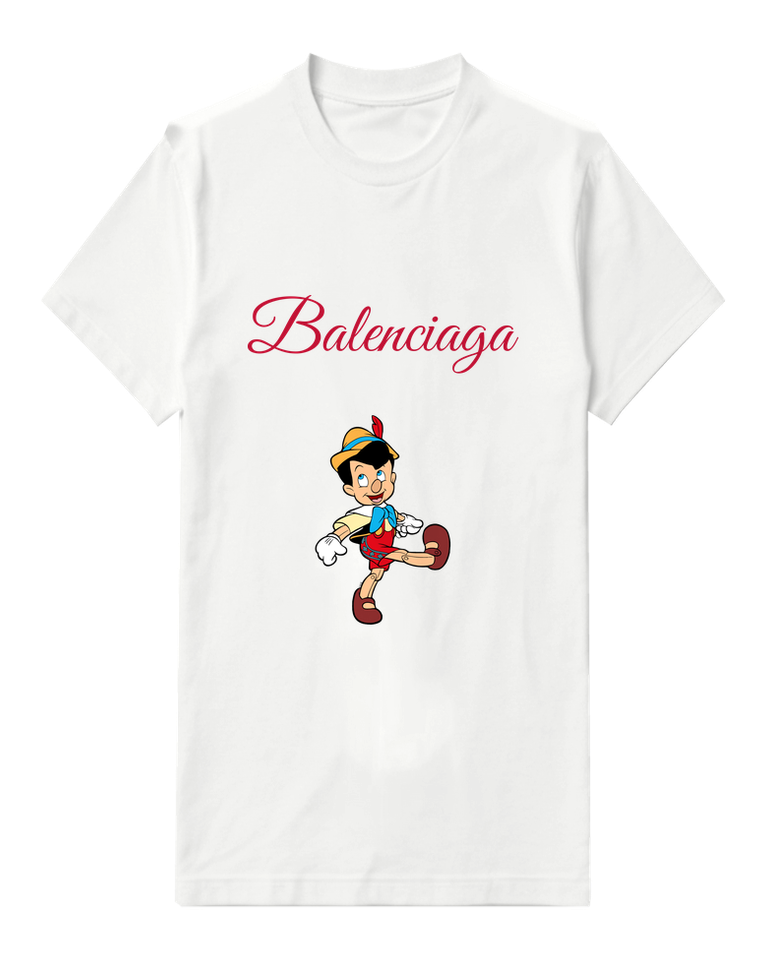 White Wooden Boy Stride Graphic T-Shirt - front product view