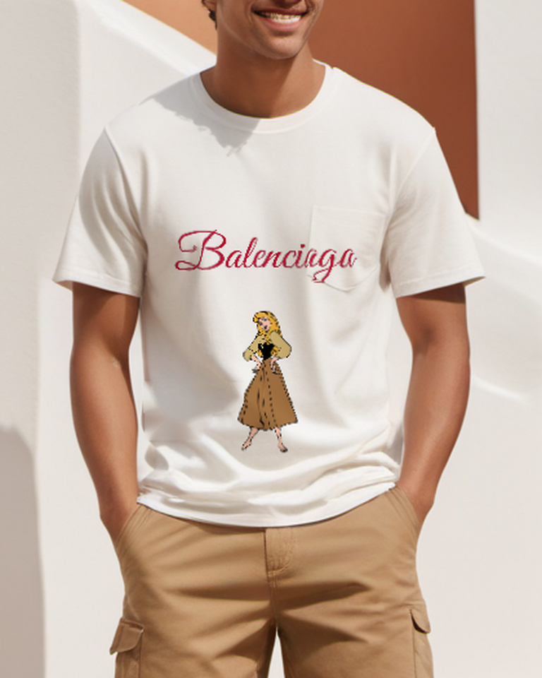 Ivory Woodland Princess Graphic T-Shirt - styled view 4